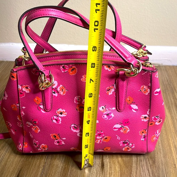 Coach MINI CHRISTIE CARRYALL IN SMALL WILDFLOWER PRINT + Matching Wallet - Picture 6 of 9